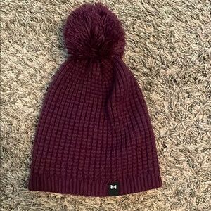 Under Armour Purple Knit Beanie